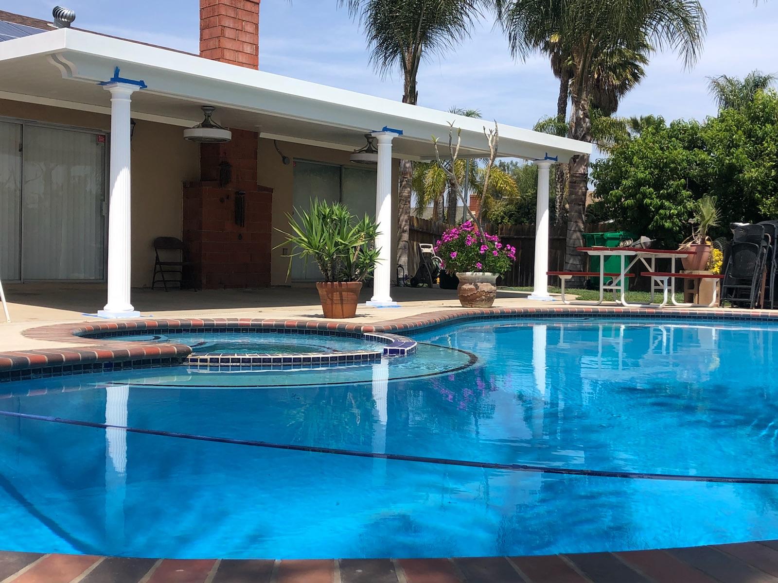 Custom aluminum patio cover