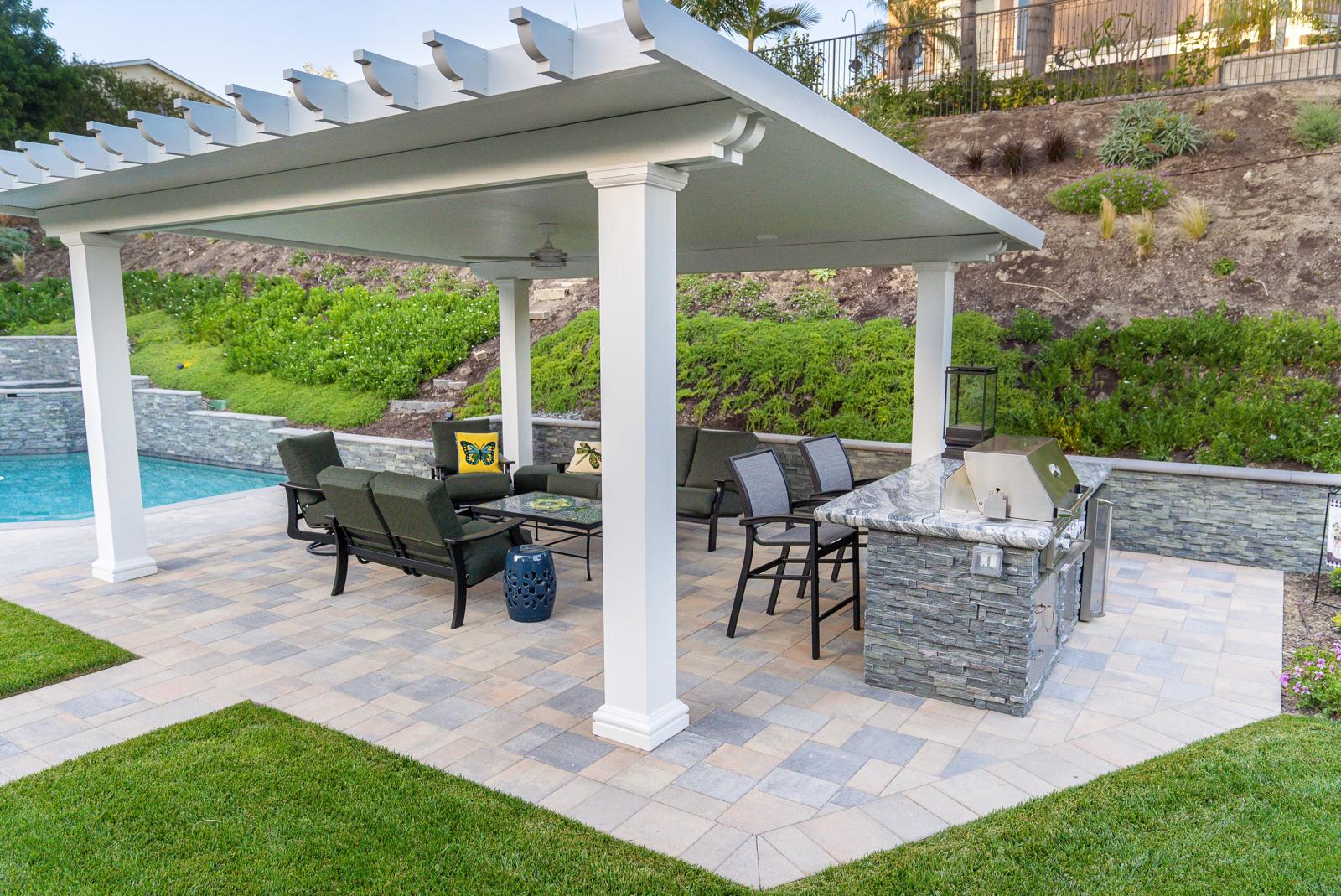 Outdoor patio living space