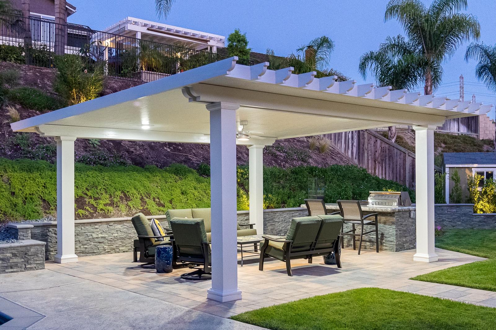 Residential patio cover